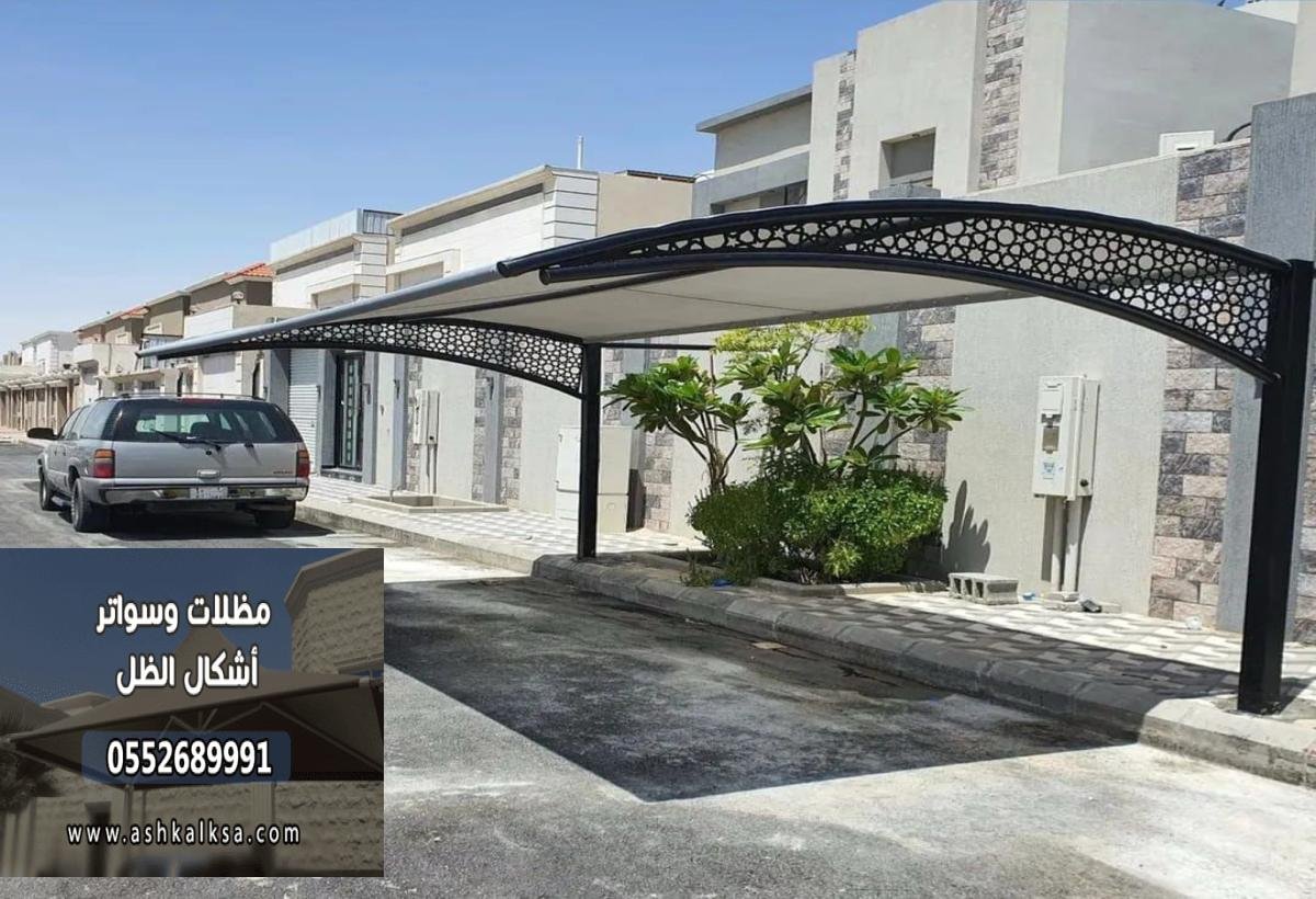تصميم مظلات خشبية راقية للحدائق